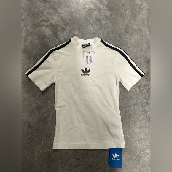 BALENCIAGA× Adidas L/S Shrunk T-Shirt BALENCIAGA× Adidas L/S Shrunk T-Shirt